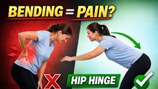 Why Bending Forward Increases Sciatica Pain And Hip Hinging Fixes It || PhysioVibes With Boyajraj