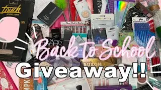 HUGE BACK TO SCHOOL GIVEAWAY 2021 (CLOSED)