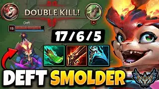 Smolder vs Zeri ADC [ KT Deft ] Patch 14.5 Korea Challenger