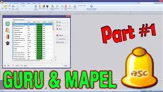 CARA CEPAT MEMBUAT DAFTAR GURU, MAPEL, ROMBEL JADWAL PELAJARAN - TUTORIAL LENGKAP ASC TIMETABLE 2019