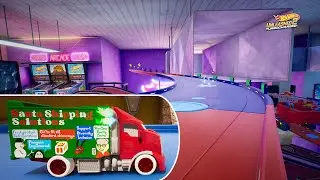Santa Shipping Hiway Hauler 2 on Stunts in the duct