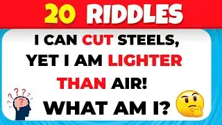 20 Impossible Riddles Ever 🤯  Genius Brain Teasers & IQ Challenge!