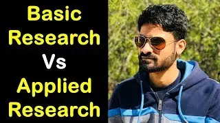 Basic Research vs Applied Research | Hindi | Priyank Singhvi