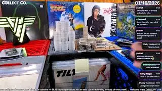 LIVE Vinyl Record Sale (Monday, 01/19/2026)