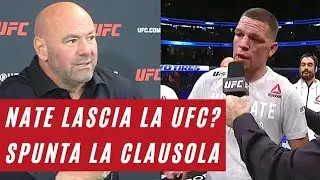 NATE DIAZ potrebbe LASCIARE la UFC ad ottobre: cosa far&agrave; DANA WHITE? 😱