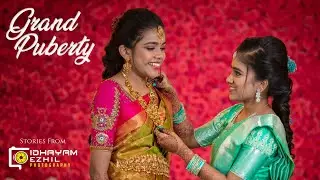 Grand Kongu Puberty😍| Kanishga | Idhayam Ezhil Photography | Candid Video♥️