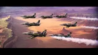 The Breitling Jet Team Iconic Flight Over Monument Valley