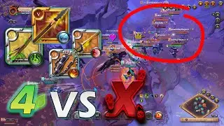 🔥 Big Outnumbered Fights | 4vX Albion PvP 💥⚔️