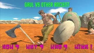 The Gaul vs Archer, Romanus, Teutonic Knight, Spartan Warrior and Hussar | One on One Fight| ARBS |