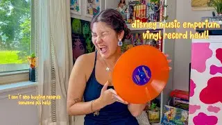 disney music emporium vinyl record haul! | halloweentown, enchanted, and more!