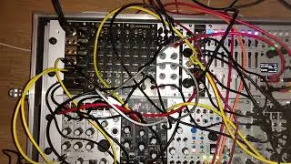 Eurorack jam dixie 2+, mimeophon, erbe verb, metropolix, squid salmple, beatstep pro, ochd, tex mix.