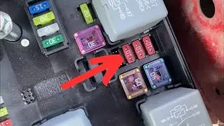 Engine Control Module Fuse 10A Location Chevrolet Sonic 2012-2020  