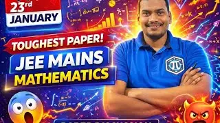 JEE Mains 2026 |23 Jan Evening Shift 🔥Paper Discussion + Maths Analysis #JEEMains2026 #23JanJEEMains