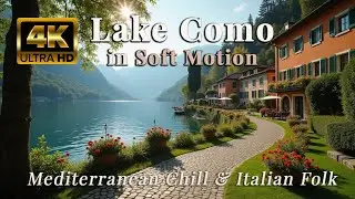 Lake Como Serenity | Relaxing Instrumental Music | Italian Folk & Mediterranean Chill Vibes
