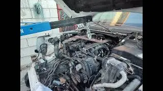 Range Rover Sport 3 0 tdv6 258 hp  engine removal without body off
