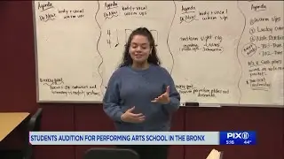 Students audition for performing arts school in the Bronx