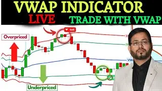 How To use Vwap indicator | LIVE trade with Vwap indicator | Best intraday Indicator