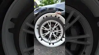 HOW TO FIX CURB RASH | Rim Protector For Tesla Model Y 19-Inch Gemini Wheel Silver Color Effect