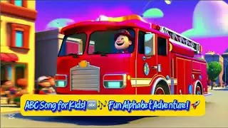 🔤 ABC Song for Kids | Fun Animated Alphabet Adventure! 🚀🎶 #animatedvideo #alphabetsong