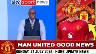 MANCHESTER UNITED SHOCK THE WORLD AS SKY SPORTS CONFIRMS NEW SIGNING THIS MORNING!