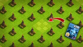 Every Air Troops Vs Air Defence Impossible Base Gameplay In Coc