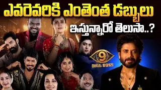 Bigg Boss Telugu 9 Contestants Remuneration Analysis | Commoners vs Celebrities | Nagarjuna