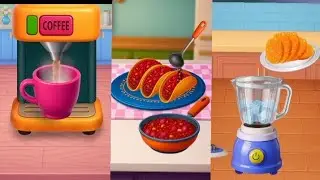 Tasty Breakfast Maker Game 2025 ।। Breakfast Cooking Game ।। Animated Game #cook #kitchen #breakfast