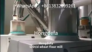 120TPD Complete Wheat Flour Milling Plant by Hongdefa Machinery