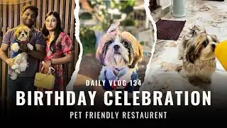 Daily Vlog 134: TimTim visits pet friendly restaurant | Birthday Celebration Continues 