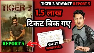 Tiger 3 Updated Advance Report 5 | Tiger 3 RECORD Advance Report 5 | Tiger 3 Vs Pathaan Booking