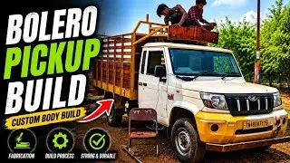 bolero pickup body work tamilnadu.bolero pickup body design#bodybuilding #mahindrabolero