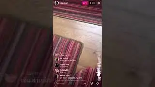 Dean fell down the stairs during his instagram live
