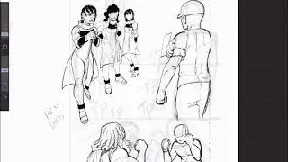 manga live stream Drawing with Altrodesi🔶 4-22-2022 The DIVINITY MANGA