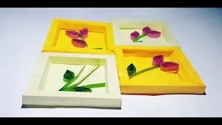 Quilling designs for wall decoration || Handmade paper videos.