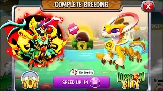 Dragon City: Blood God Vampire Dragon vs Time Dragon [EXCLUSIVE BREEDING] 😱