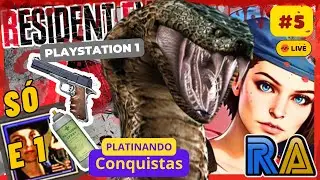 🔴Resident Evil 1 Classico PS1 Conquistas Jill Valentine #5 #RE1 #ResidentEvil #retroachievements