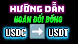 HƯỚNG DẪN HO&Aacute;N ĐỔI ĐỒNG COIN USDC RA USDT