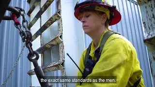 Wildland Firefighter, Patricia Stockett, Georgia Forestry Commission