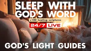 Promises of God bring light to hearts. Scriptures for restful sleep comfort.