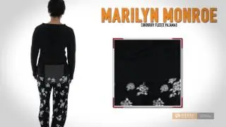 Marilyn Monroe Corduroy Fleece Pajamas - Long Sleeve (For Women)