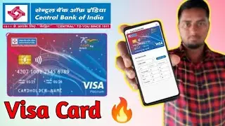 Central Bank of India Visa ATM card Review l Visa ATM card full details video 2024 !!