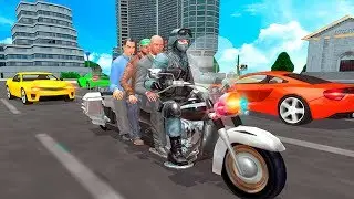 Bus Bike Parking Game: Police Bike City Driving - Gameplay Android free games