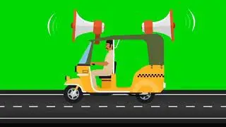 election auto moving video | green screen
