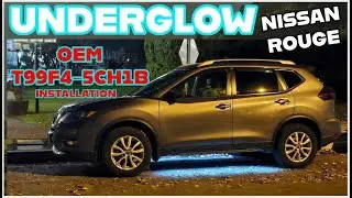 Установка и подключение светодиодных лампочек подсветки Nissan Rouge OEM T99F4-5CH1B