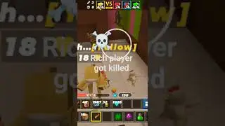 I AM A RICH PLAYER KILLER☠️#blockmango