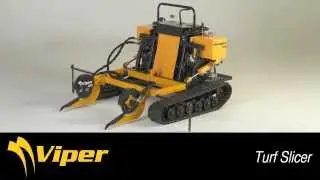 Synthetic Turf Removal Equipment by TRS - Viper Turf Slicer