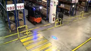 Linde BlueSpot with LED technology - safety first