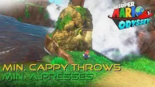Our First Power Moon - 0x A Presses / 1x Cappy throw | Super Mario Odyssey