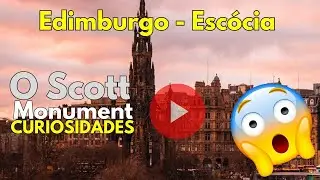 Edimburgo ✨ O monumento que conecta arquitetura e literatura!