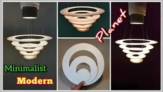 Cara membuat Lampu Gantung Minimalis Modern dari Paralon untuk Cafe, Teras Rumah